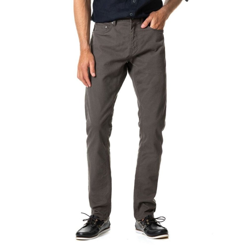 Rodd & Gunn Mens Neilson Straight Fit Jeans 36 Long Leg Olive Mid Rise Iconic
